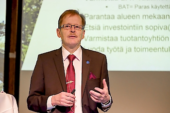 Boreal Biprefin hallituksen puheenjohtaja Heikki Nivala kertoi investointihankkeen etenemisestä.